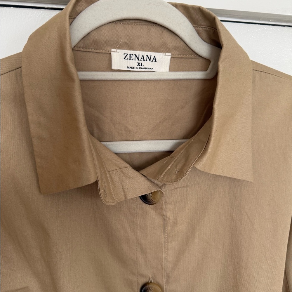 Zenana Outfitters Men's Khaki Jacket